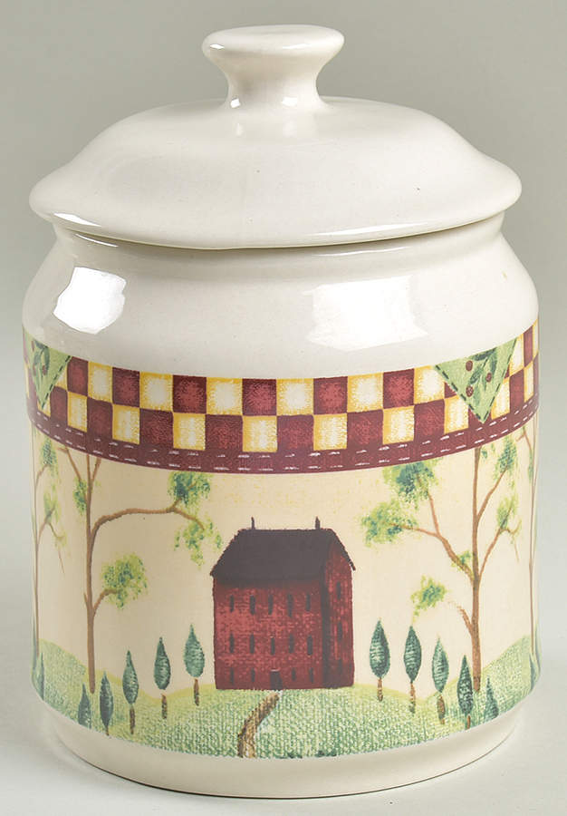 Country Home Medium Canister & Lid by Thomson-1