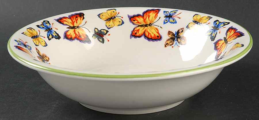 Butterfly Garden Coupe Soup Bowl by Tabletops Unlimited-1