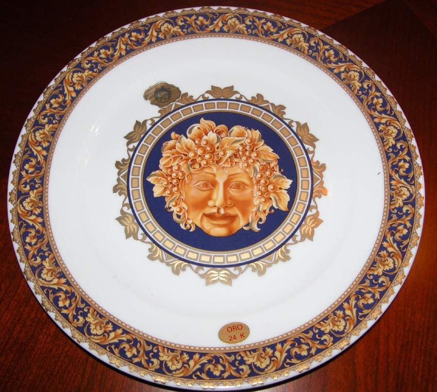 Bacchus Dinner Plate by T Limoges-1