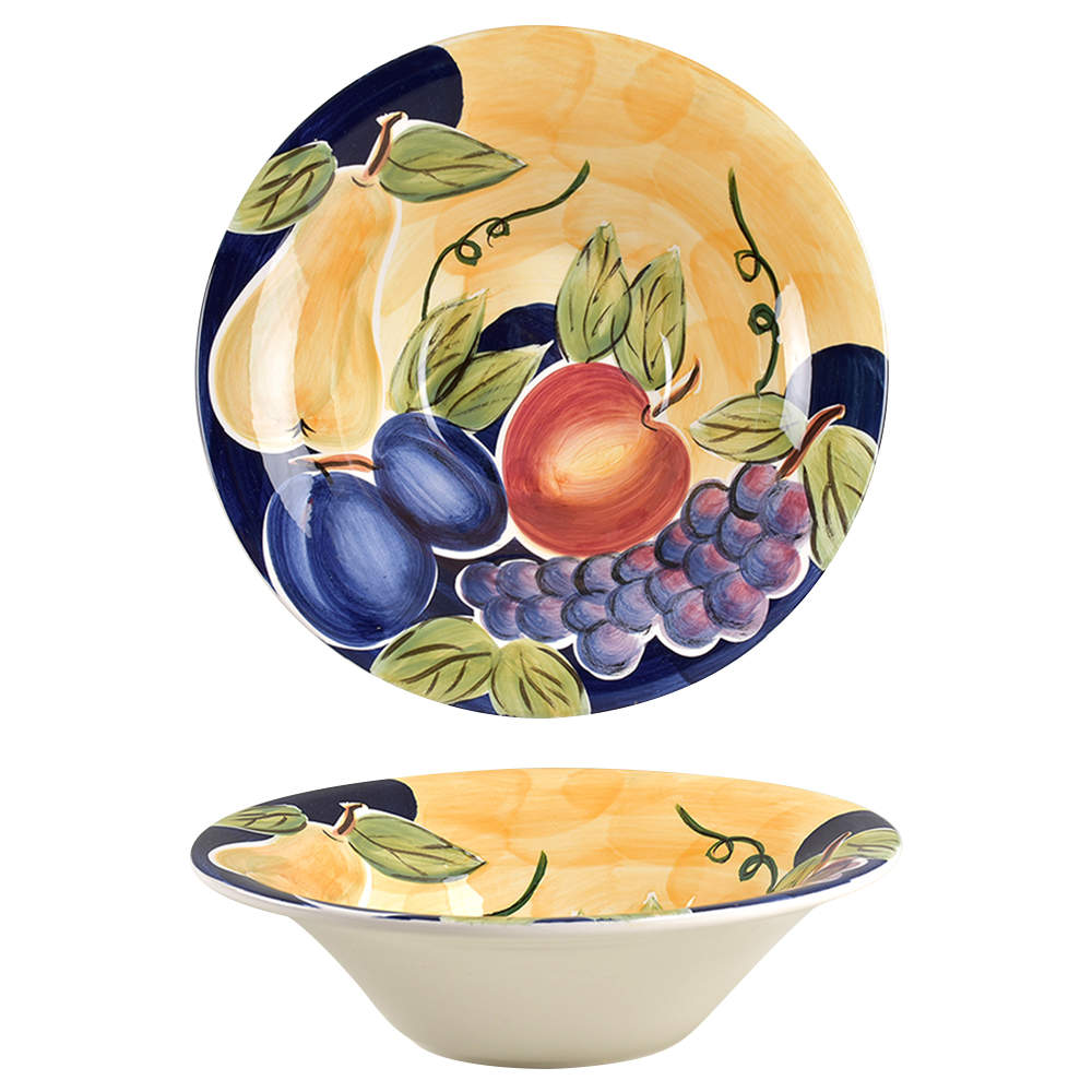 Di Frutto Large Rim Soup Bowl by Tabletops Unlimited-1