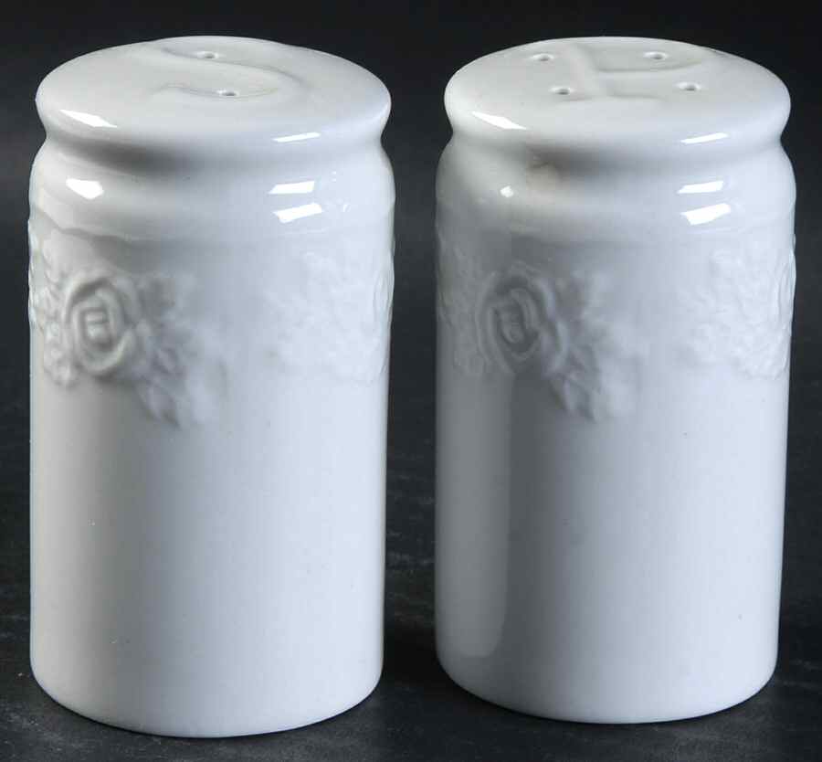 French Rose Salt & Pepper Set by Tabletops Unlimited-1