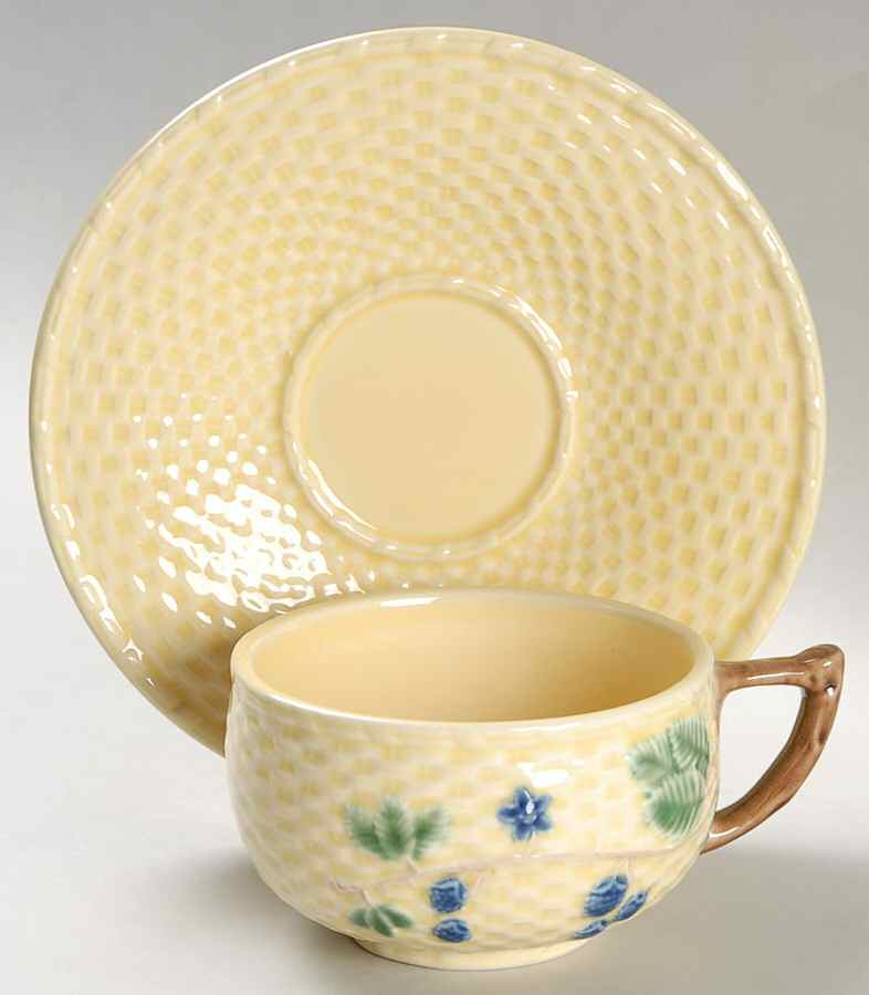 Blackberries Flat Cup & Saucer Set by Tiffany-1