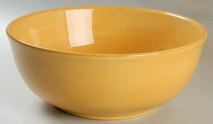 Corsica Butter (Dark Yellow) 10" Round Serving Bowl by Tabletops Unlimited-1
