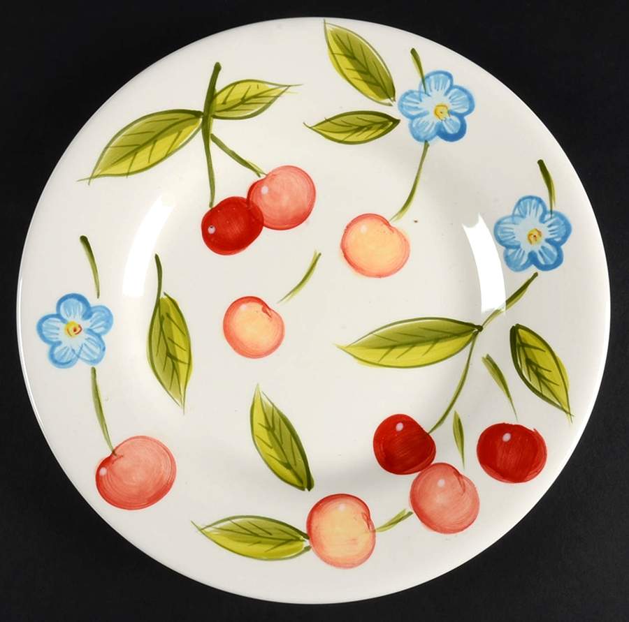 Cherry Blossom Salad Plate by Tabletops Unlimited-1