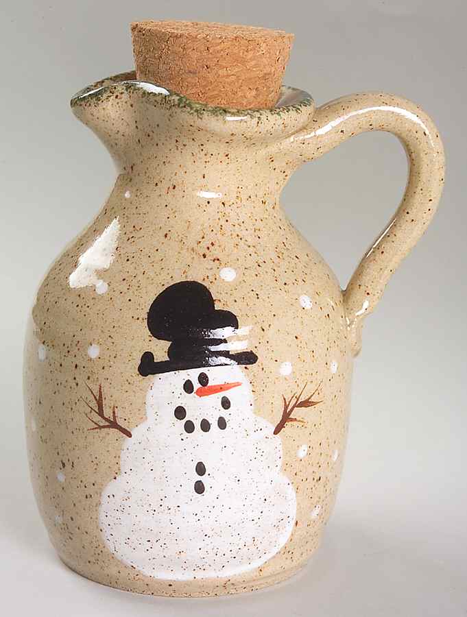 Traditional Snowman (Made in Mold) 16 Oz Jug by Three Rivers-1