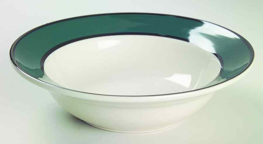 Avalon Green Rim Fruit/Dessert (Sauce) Bowl by Thomson-1