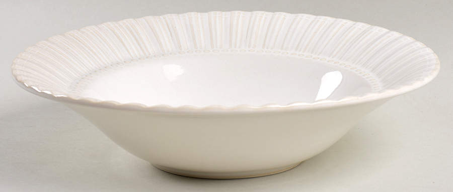 Maison Cream 9" Round Vegetable Bowl by Thomson-1
