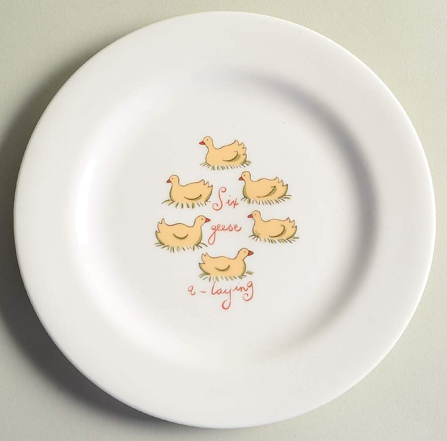 Twelve Days of Christmas Salad Plate by Thailand-1