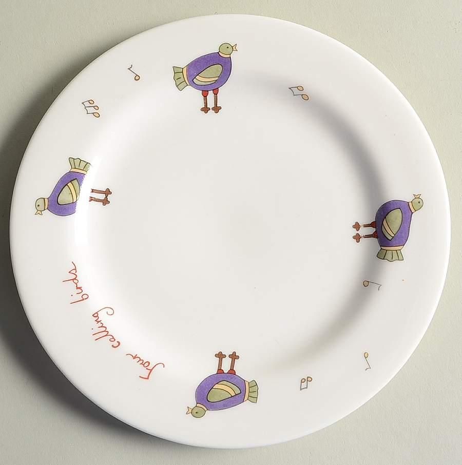 Twelve Days of Christmas Salad Plate by Thailand-1