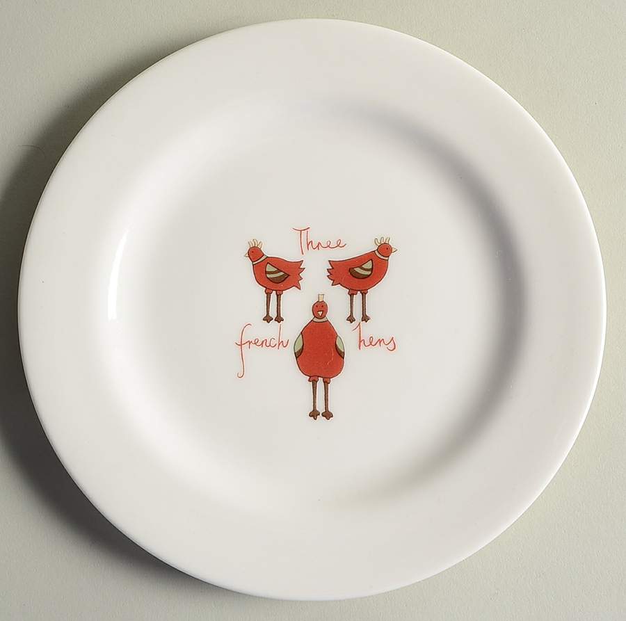Twelve Days of Christmas Salad Plate by Thailand-1