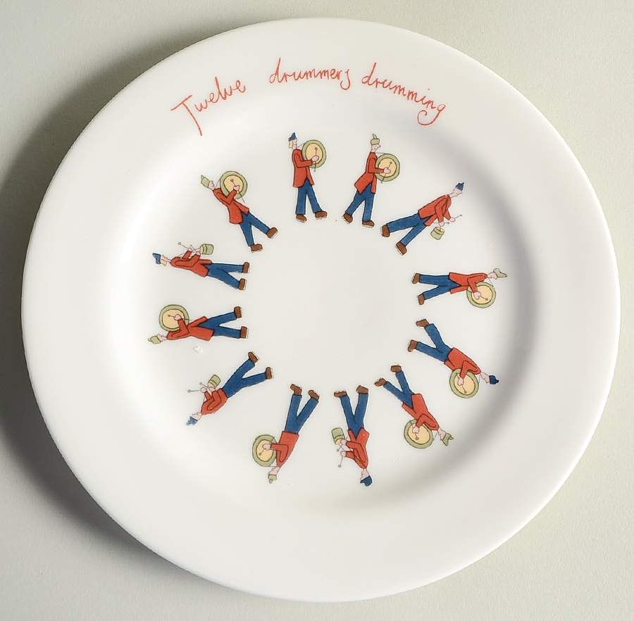Twelve Days of Christmas Salad Plate by Thailand-1