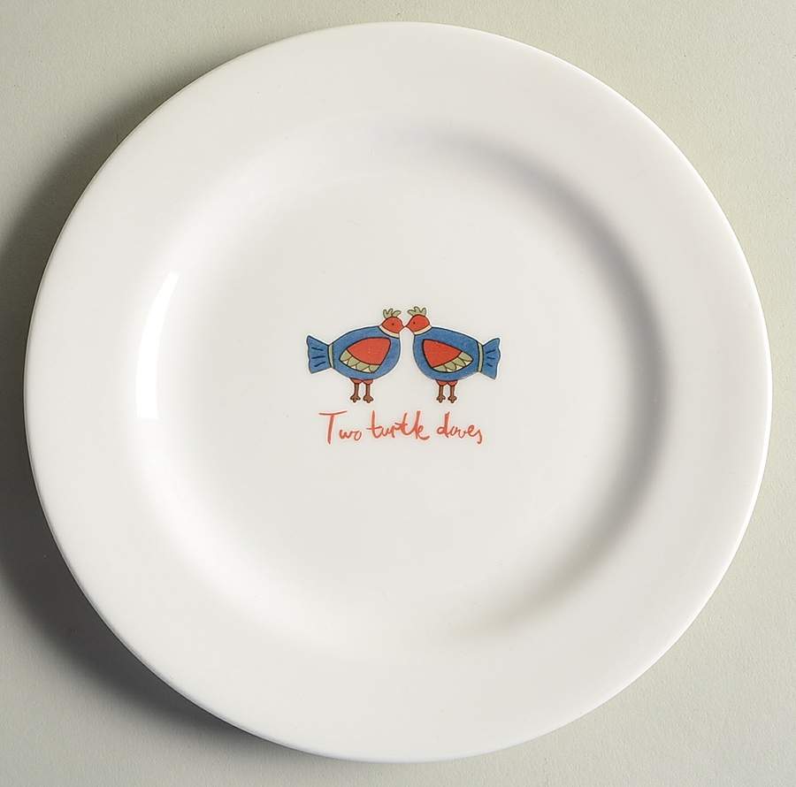 Twelve Days of Christmas Salad Plate by Thailand-1