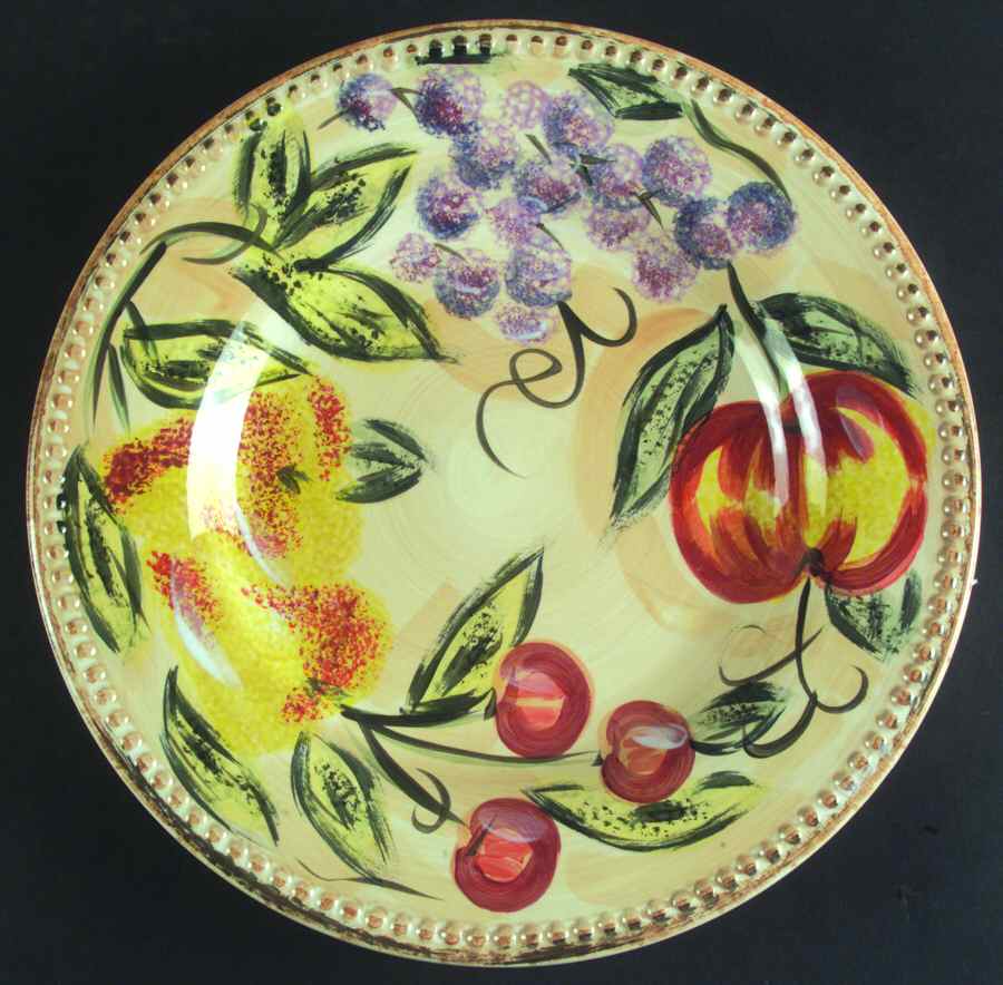 Frutas Dinner Plate by Tabletops Unlimited-1