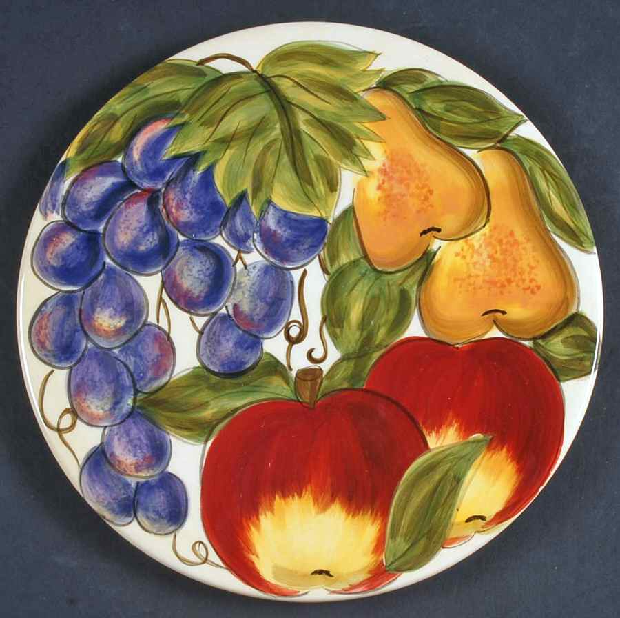 Harlequin Fruit Trivet by Tabletops Unlimited-1