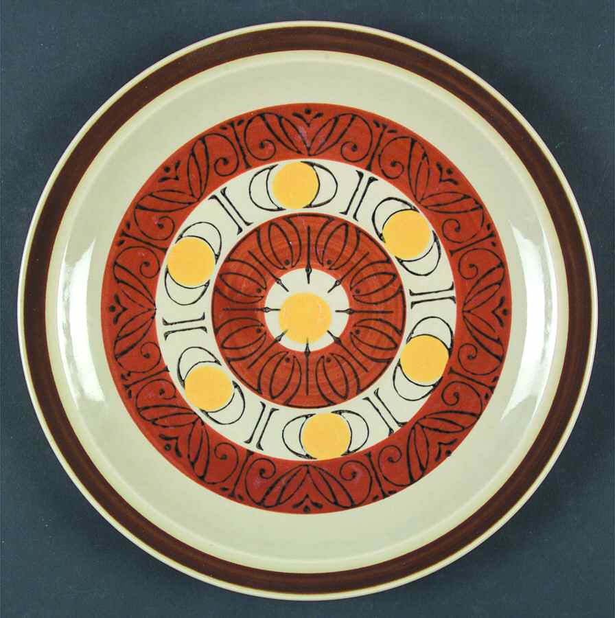 Sunburst Dinner Plate by Topaz (Japan)-1