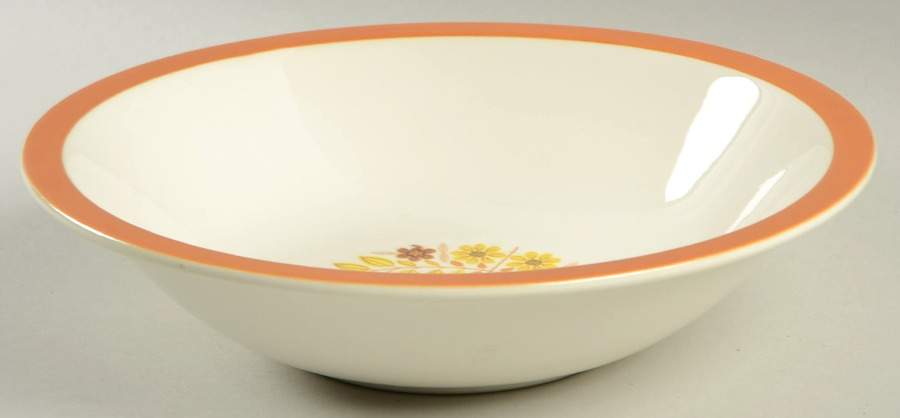 Persimmon 9" Round Vegetable Bowl by Taylorton Potteries-1
