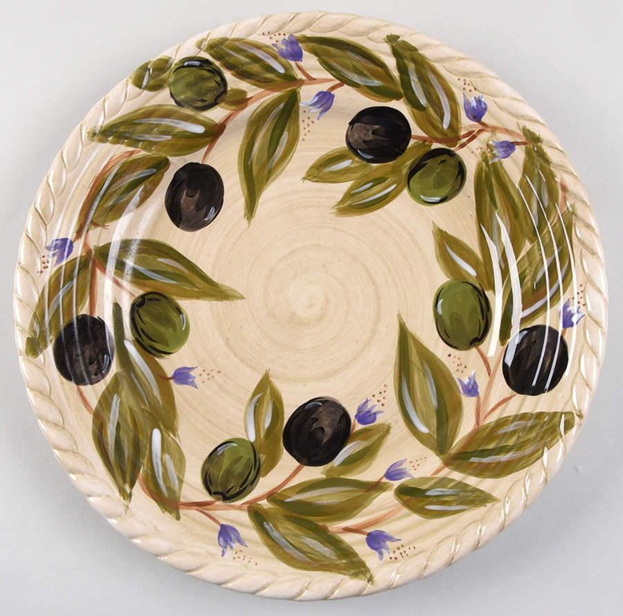 Napa Olives Dinner Plate by Tabletops Unlimited-1