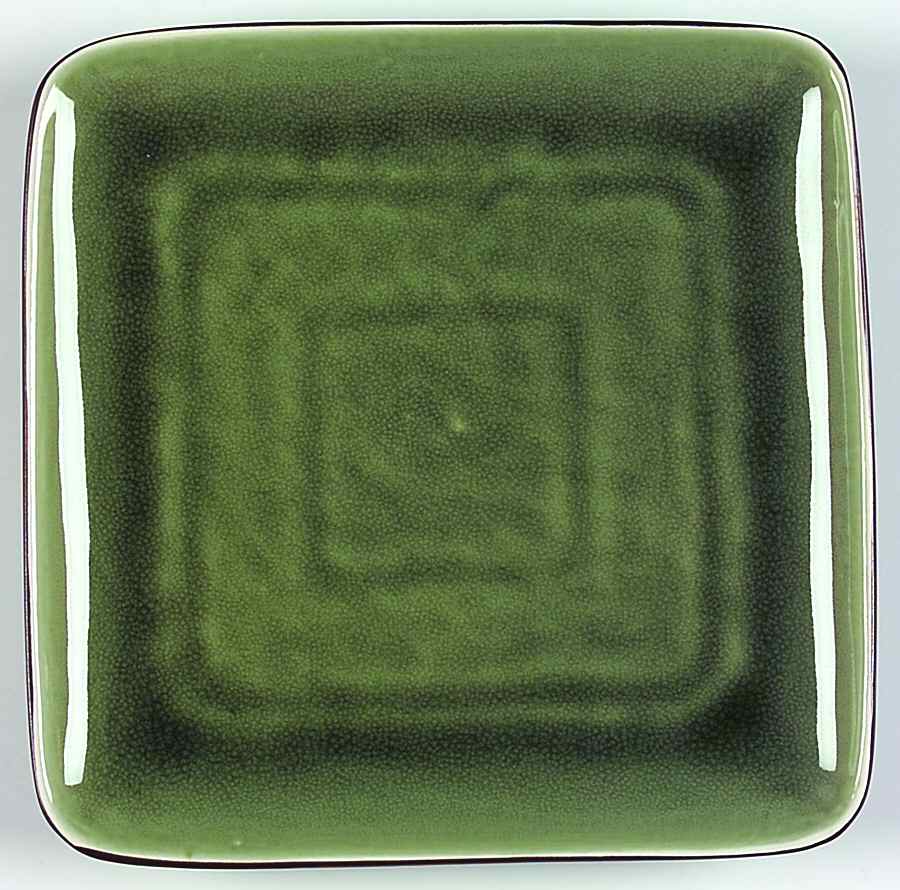 Lemon Grass Square Salad Plate by Ty Pennington Style-1