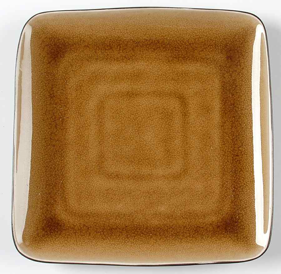 Caliente Camel Square Salad Plate by Ty Pennington Style-1