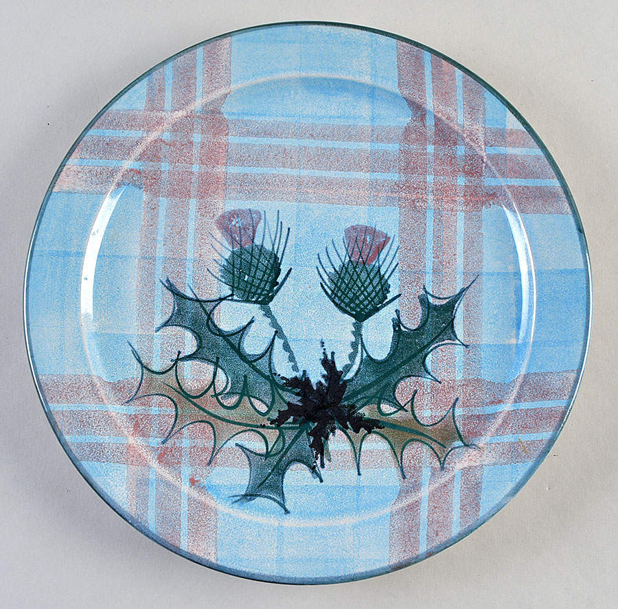 Glenaldie Dinner Plate by Tain Pottery-1