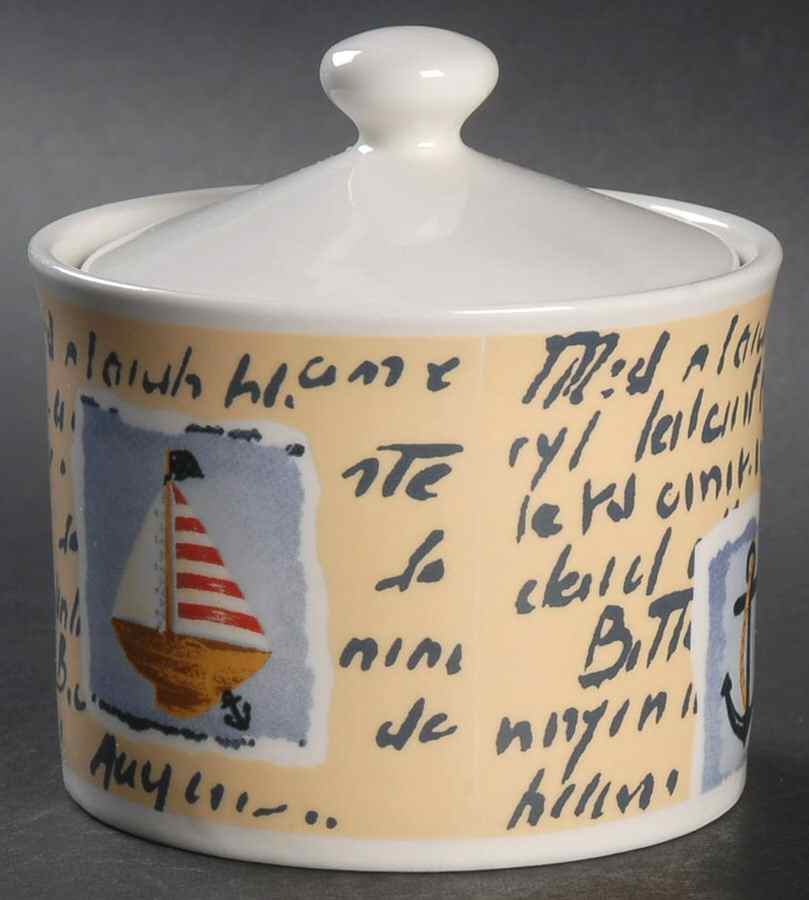 By the Sea Sugar Bowl & Lid by Thomson-1