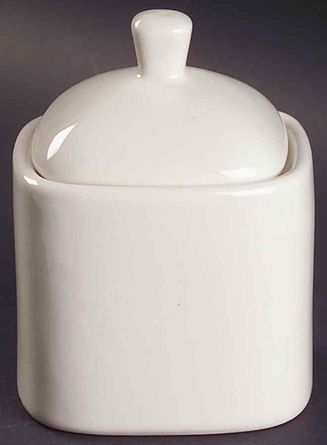 Quadro Sugar Bowl & Lid by Thomson-1