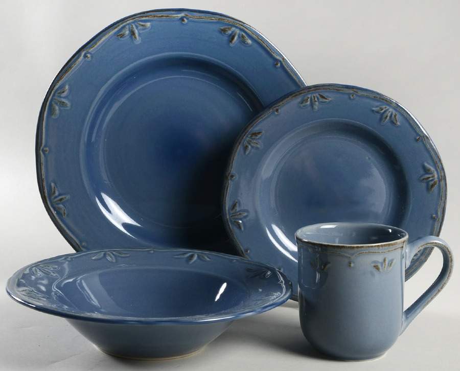 Sicily Blue 4 Piece Place Setting by Thomson-1