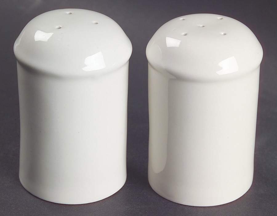 Branco White Salt & Pepper Set by Thomson-1