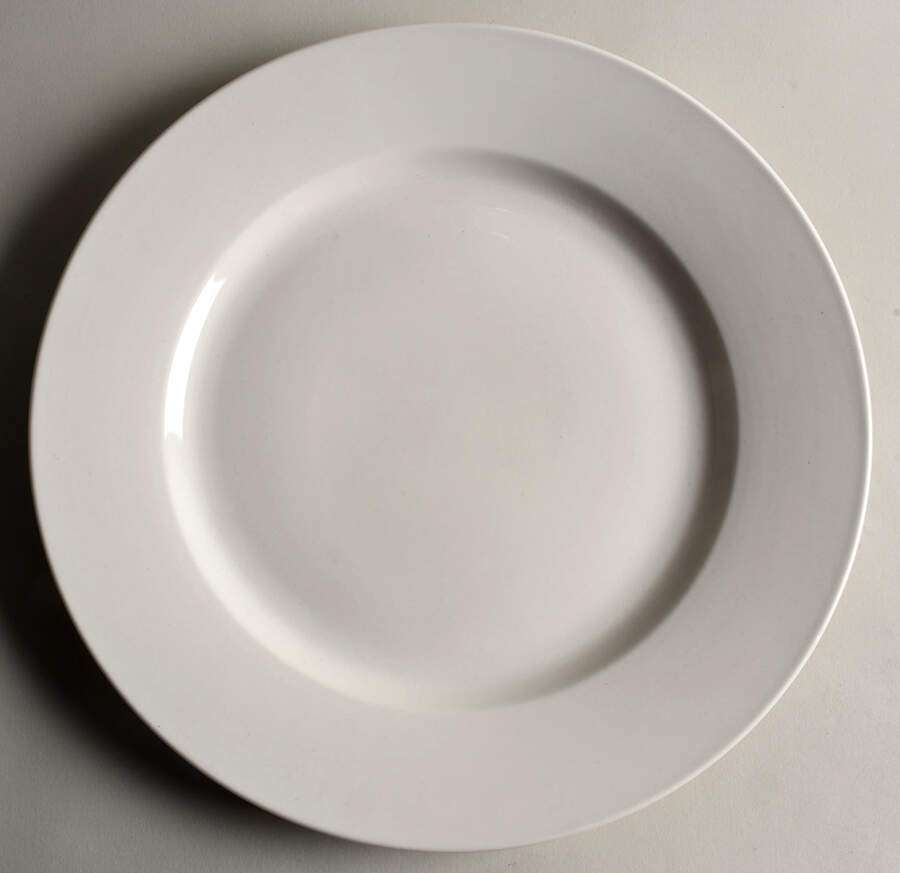 Branco White 12" Chop Plate (Round Platter) by Thomson-1