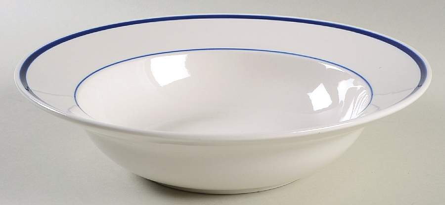 Branco Blue 10" Round Vegetable Bowl by Thomson-1