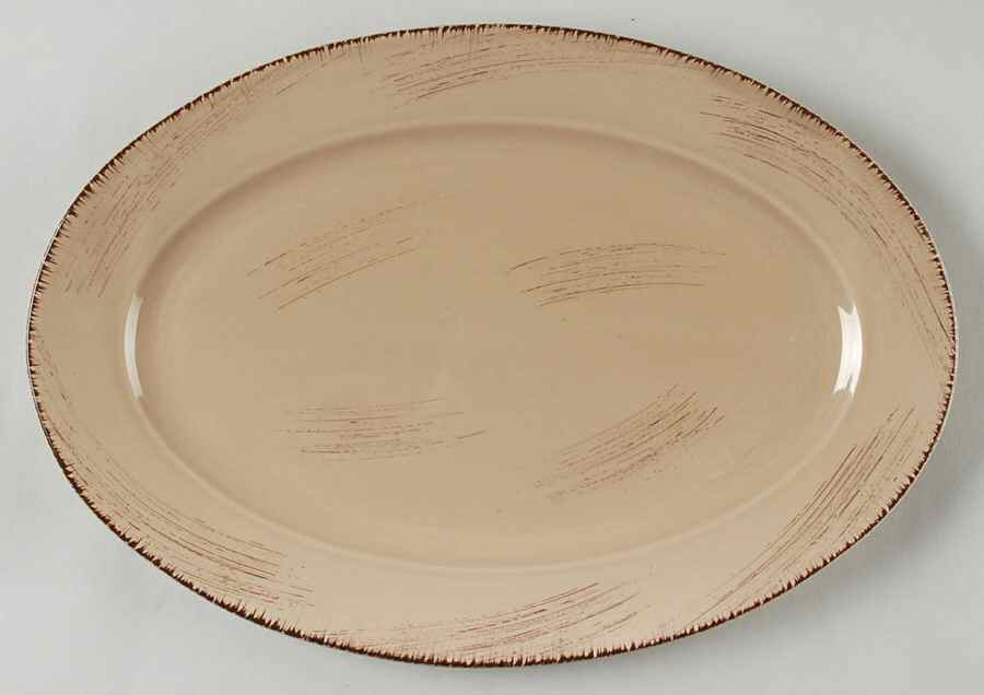Sonoma Tan 12" Oval Serving Platter by Tag Ltd-1