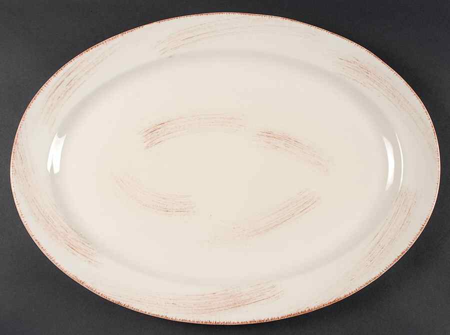 Sonoma Ivory 18" Oval Serving Platter by Tag Ltd-1