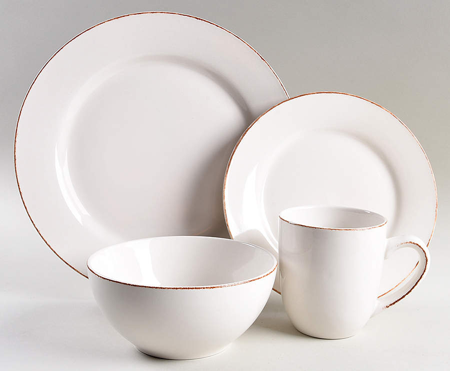 Sonoma White 4 Piece Place Setting by Thomson-1