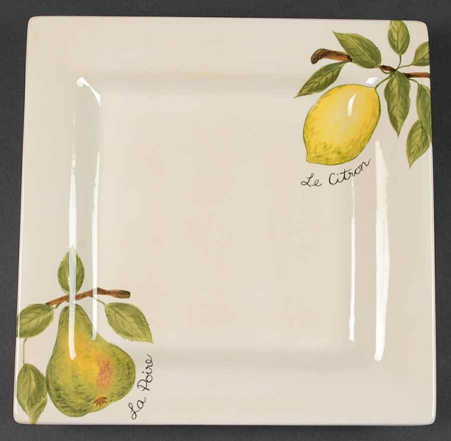 Le Fruit Dinner Plate by Tabletops Unlimited-1