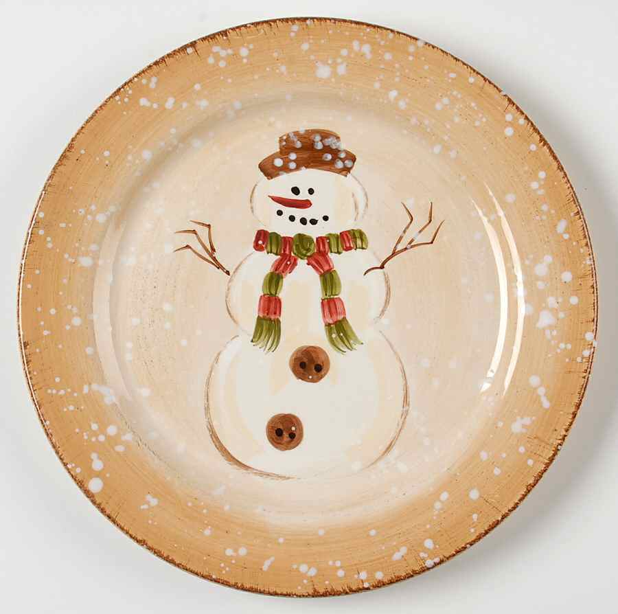 Winter Wonderland Salad Plate by Tabletops Unlimited-1