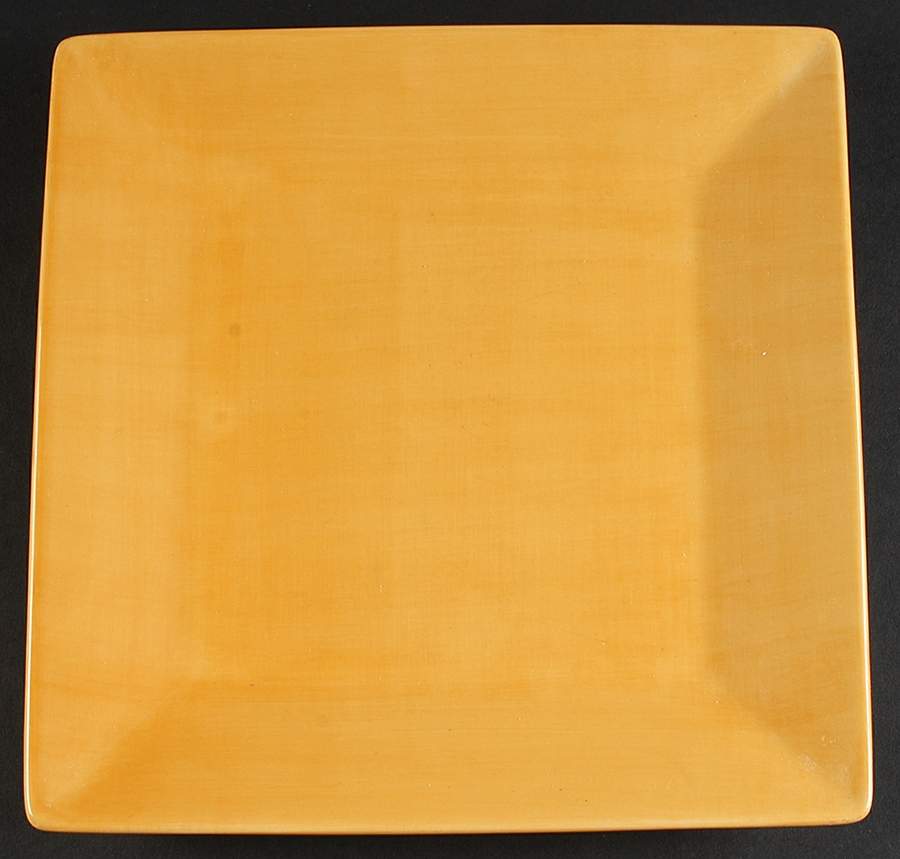 Corsica Lemon (Yellow) Square Dinner Plate by Tabletops Unlimited-1