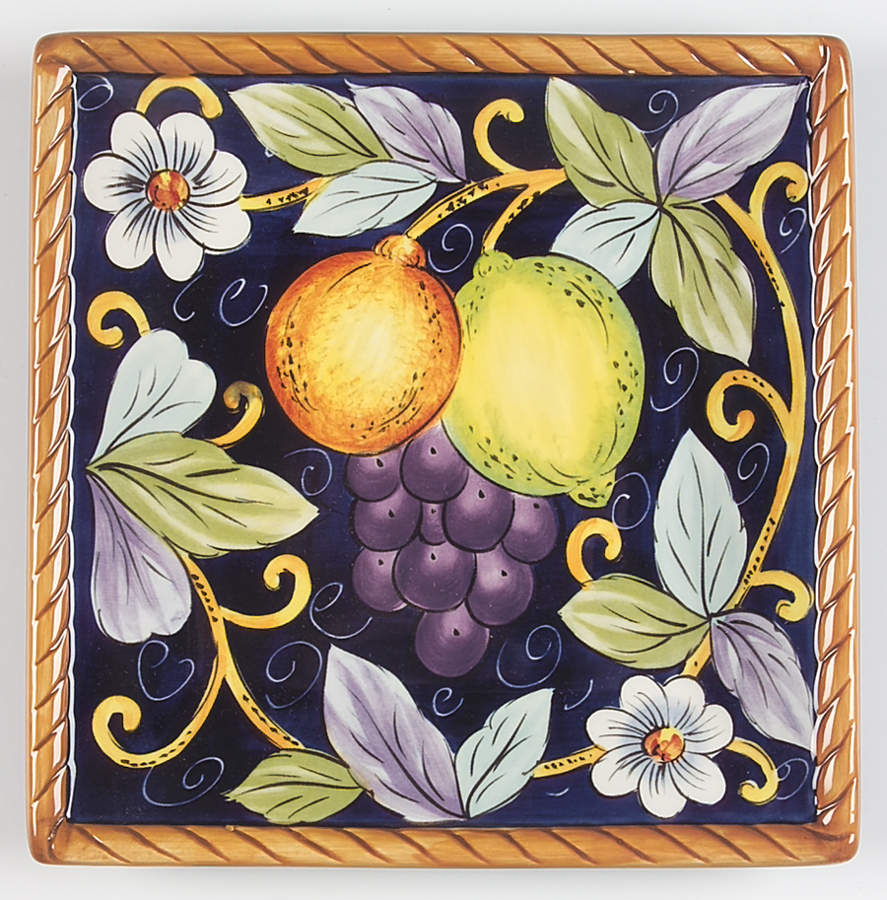 Villa Bellagio Square Salad Plate by Tabletops Unlimited-1