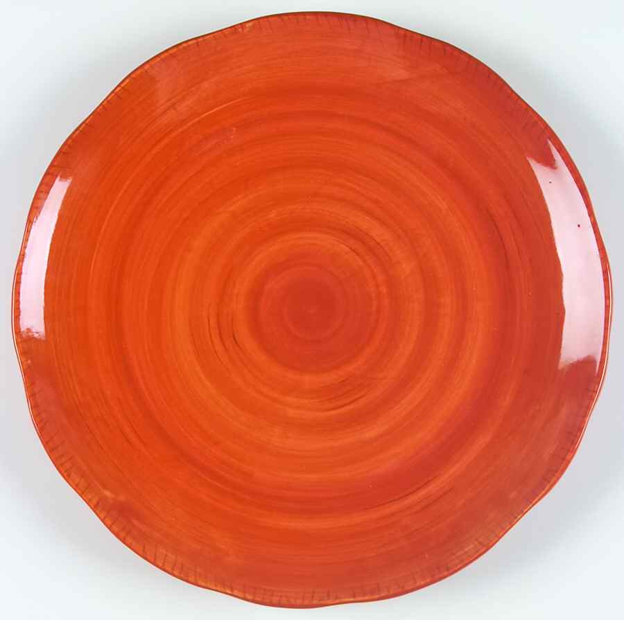 Rustico Orange Dinner Plate by Tabletops Unlimited-1