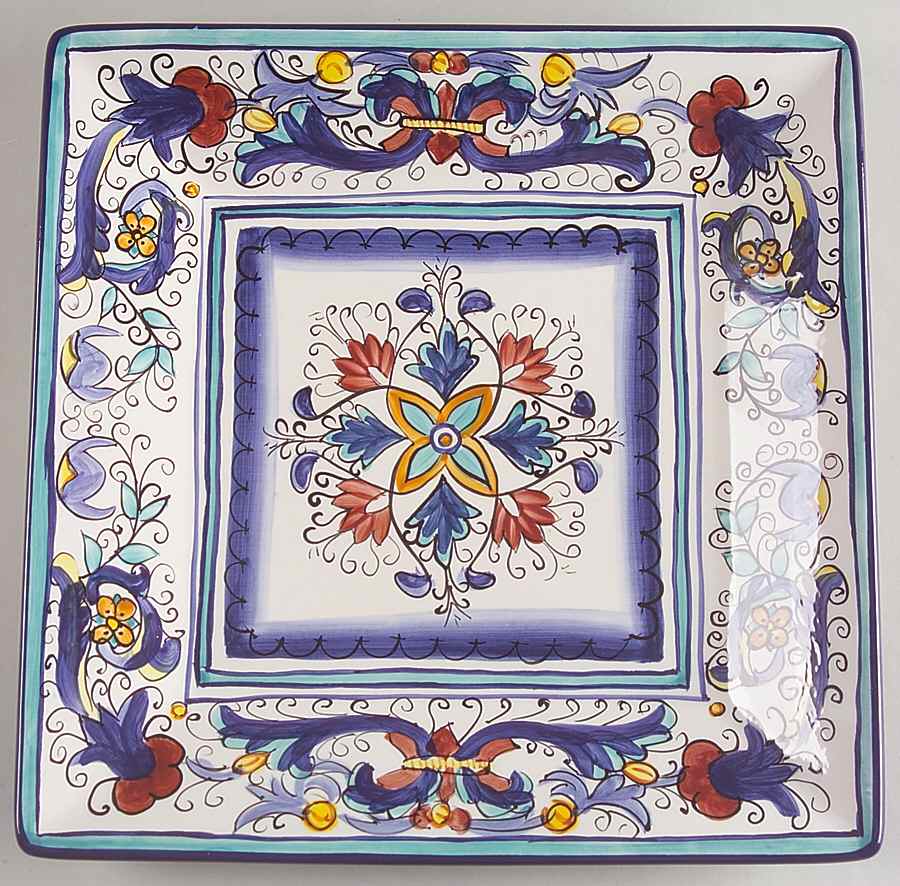 Florenza Square Dinner Plate by Tabletops Unlimited-1