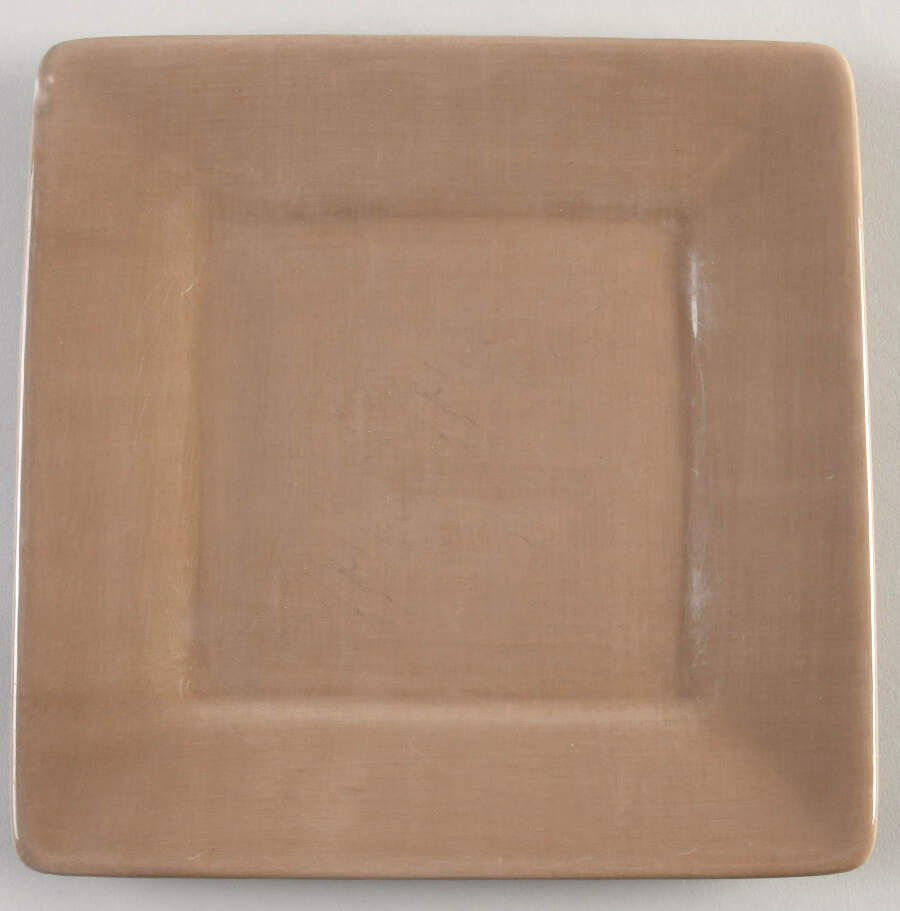 Misto Light Taupe Square Salad Plate by Tabletops Unlimited-1