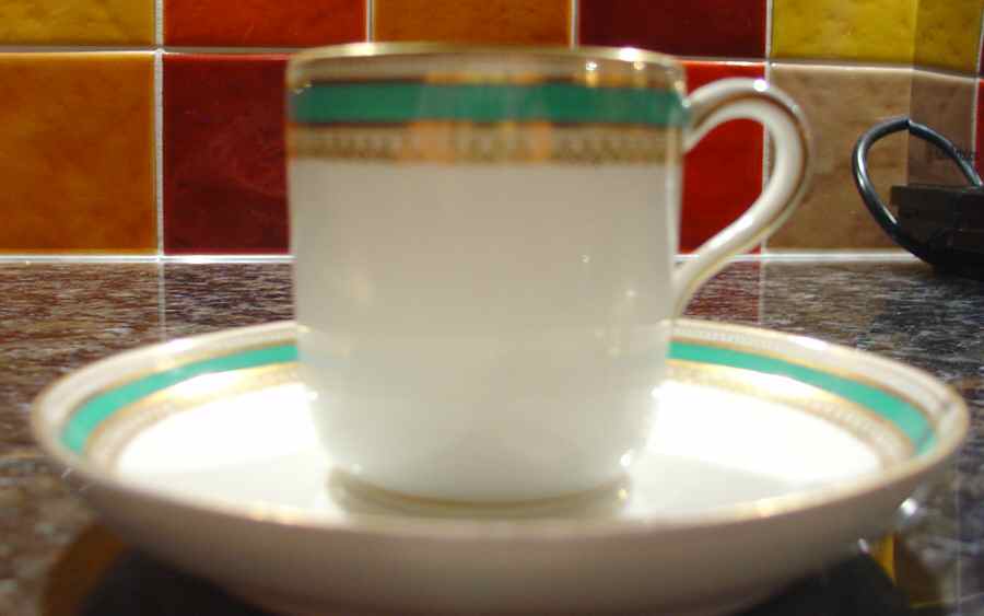 2469 Flat Demitasse Cup & Saucer Set by T&C Ford-1