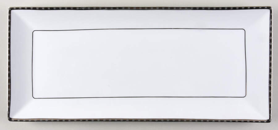 Arctic Solstice Snowflake 17" Rectangular Serving Platter by Target-1