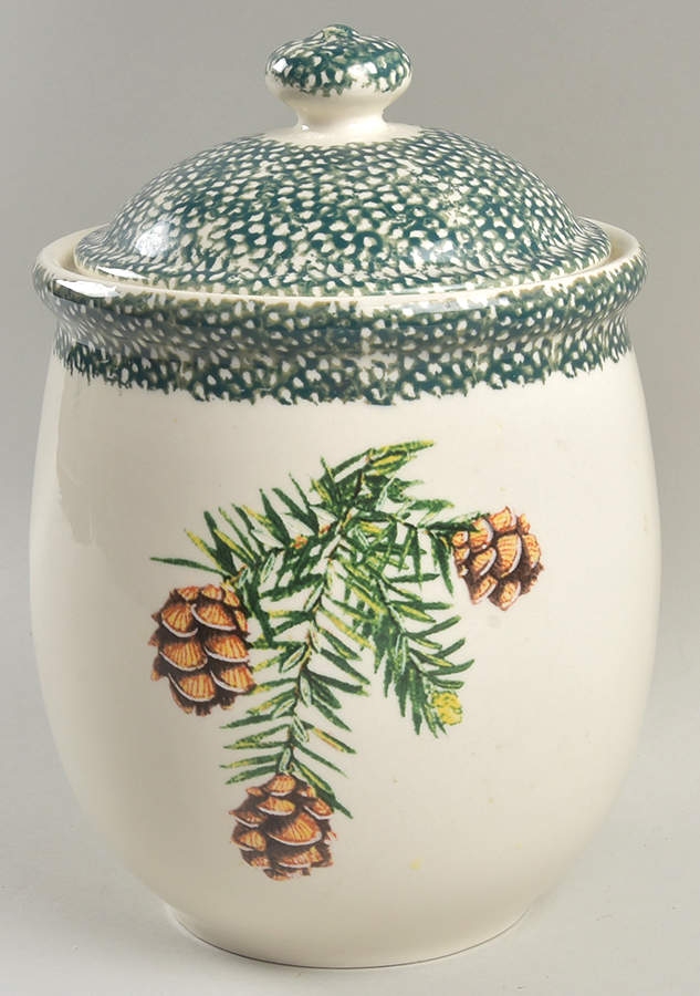 Evergreen Large Canister & Lid by Thomson-1