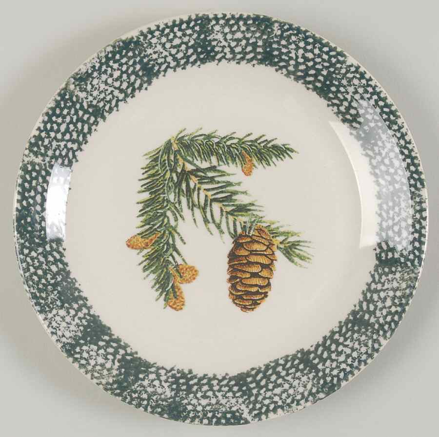 Evergreen Dessert/Pie Plate by Thomson-1