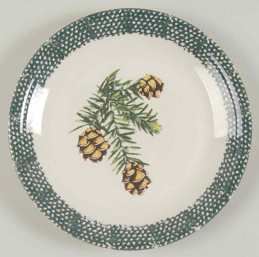 Evergreen Dessert/Pie Plate by Thomson-1