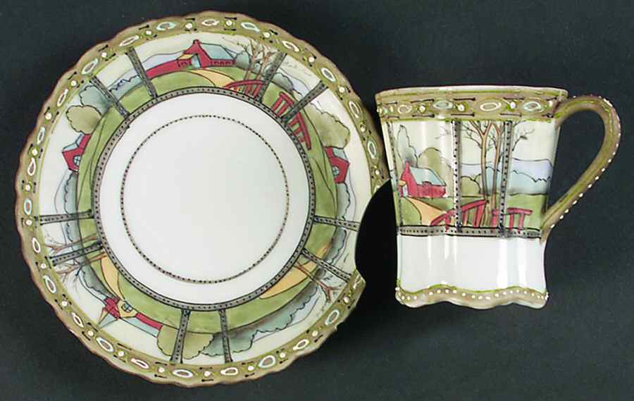 TNJ3 Chocolate Cup & Saucer Set by Tame & Nakamura-1