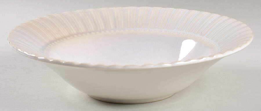 Maison White 9" Round Vegetable Bowl by Thomson-1