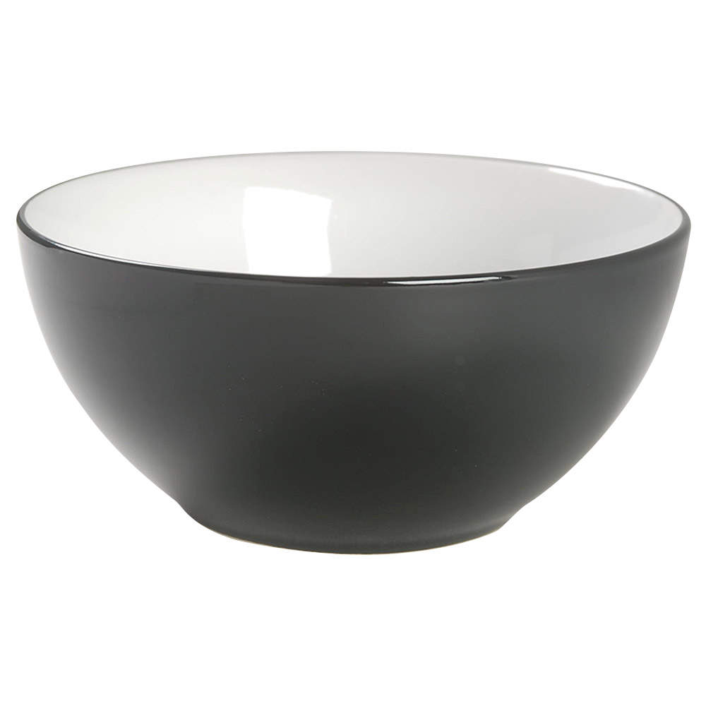 Duo Quadro Black Soup/Cereal Bowl by Thomson-1