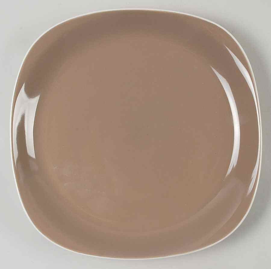 Duo Quadro Mocha Dinner Plate by Thomson-1