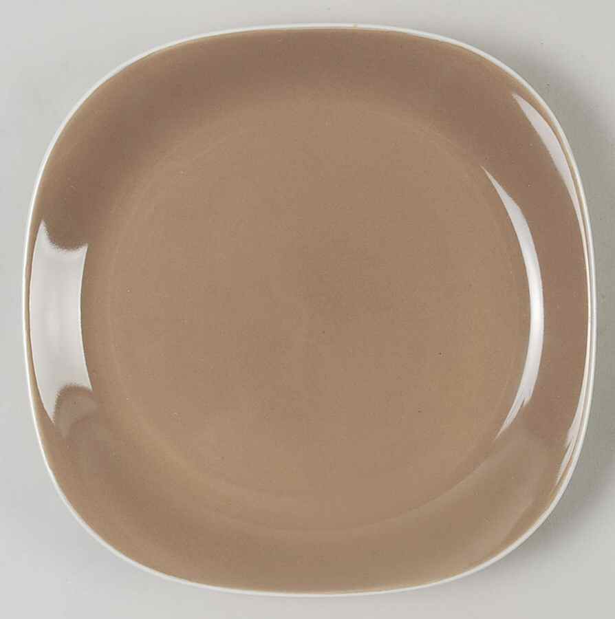 Duo Quadro Mocha Salad Plate by Thomson-1